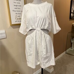 Free People White Mini Dress